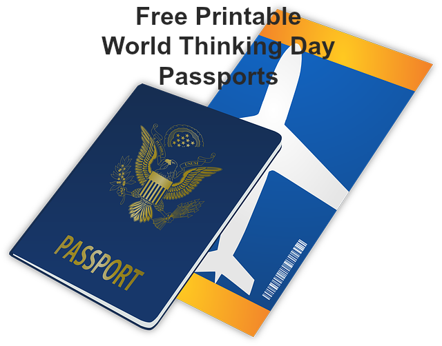 Free Printable Passports for World Thinking Day 2018