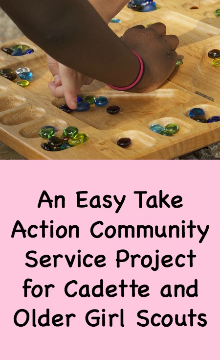 An Easy Take Action Community Service Project for Cadette and Older Girl Scouts