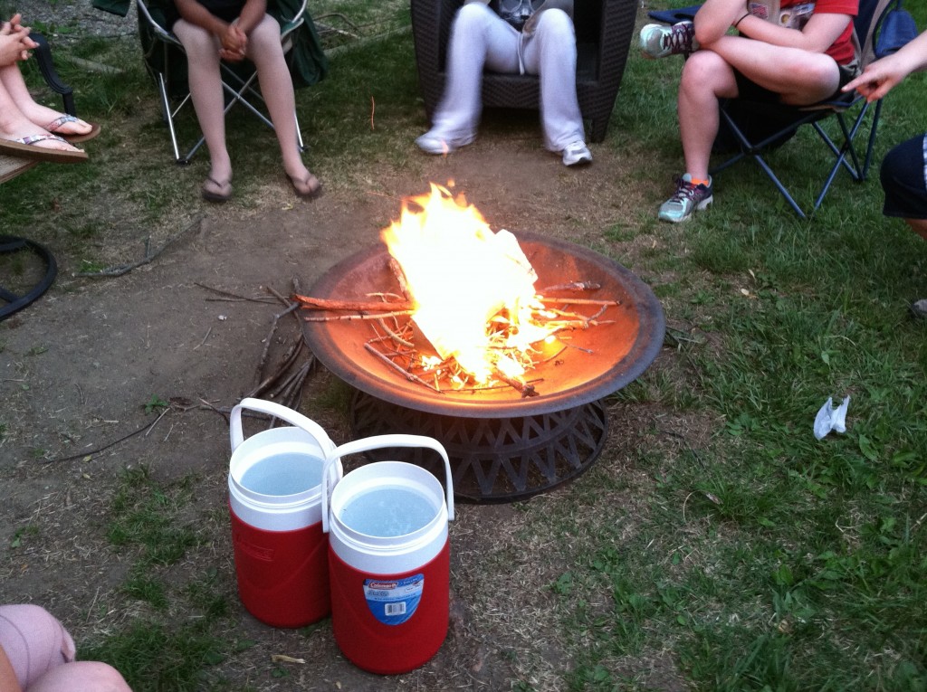 Girl Scout campfire safety