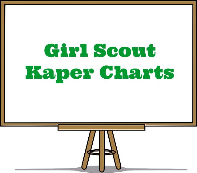 Girl Scout Daisy Kaper Chart Printable