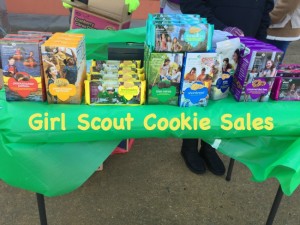 Here is how our Cadette Girl Scout cookie sales are going-with no drama!