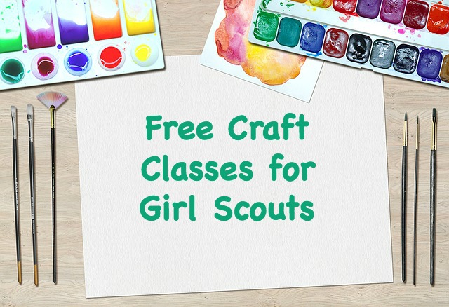 Your troop can take a free craft class at Michael's Craft stores. Find out what your local store is offering.