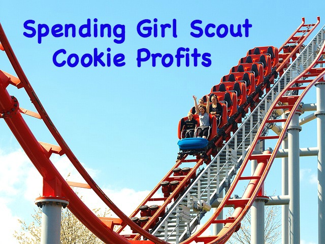 How does your troop decide how to spend their Girl Scout cookie profits? What do you do if all girls cannot attend?