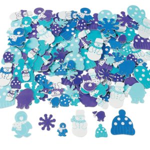These winter foam shapes are perfect for making cards, decorating picture frames and decorating jars, gift bags and gift boxes.