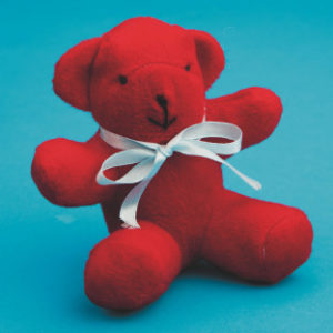 Valentine's Day craft kit that makes 12 bears. Give out to those in nursing homes or send overseas to those in the service for a meaningful craft and meeting.