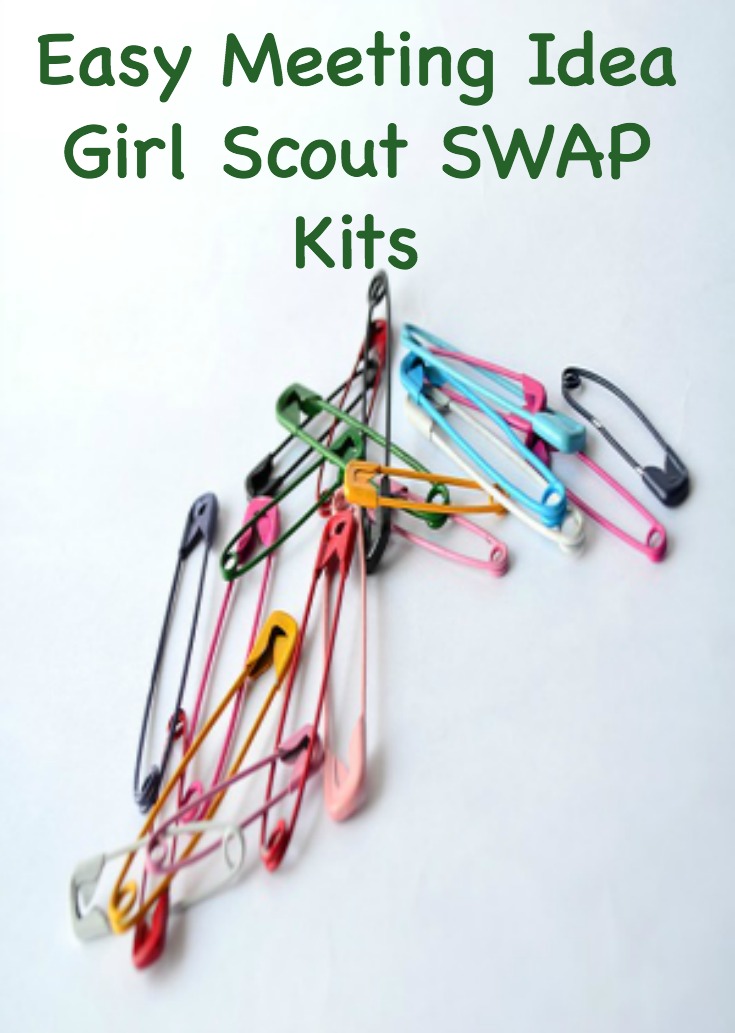 Ready made Girl Scout SWAP kits for your troop to make.