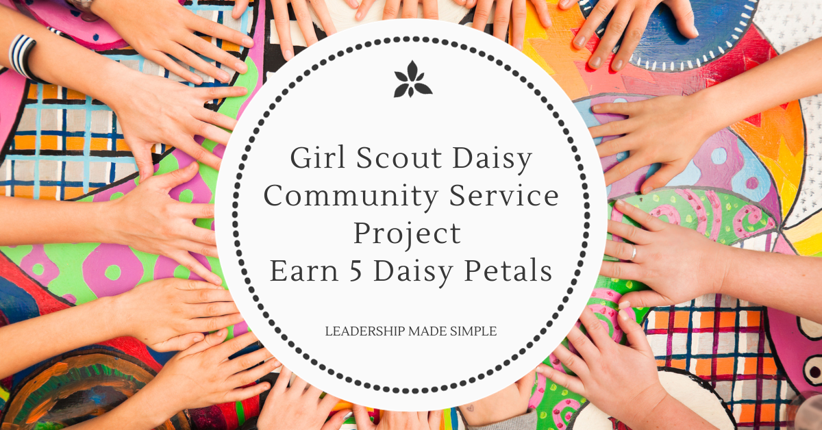 Girl Scout Daisy Community Service Project to Earn 5 Daisy Petals