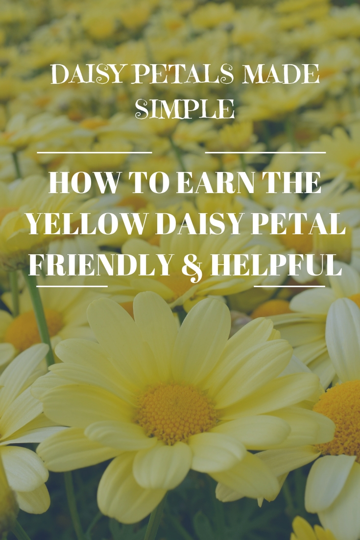 How to earn the Girl Scout Daisy yellow petal, Friendly and Helpful