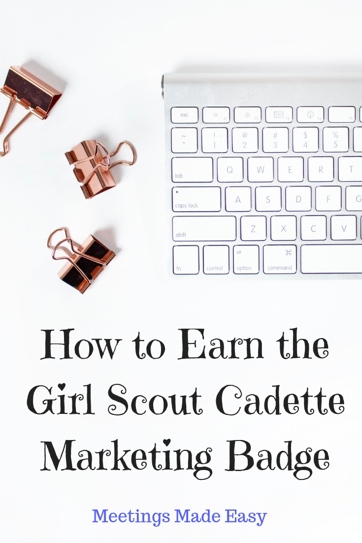 How to Earn the Girl Scout Cadette Marketing Badge