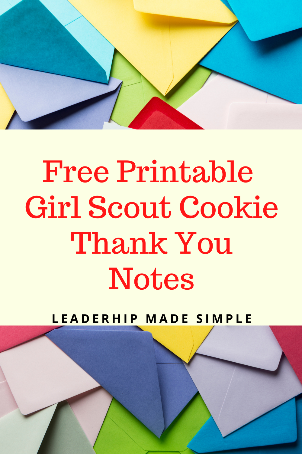 Free Printable Thank You Notes For Girl Scout Cookies