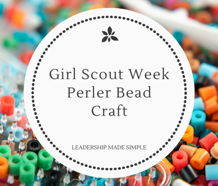 Girl Scout Week Craft Make a Perler Bead Birthday Cake