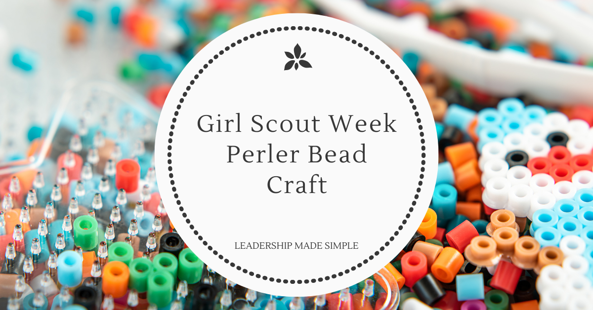Girl Scout Week Craft Make a Perler Bead Birthday Cake