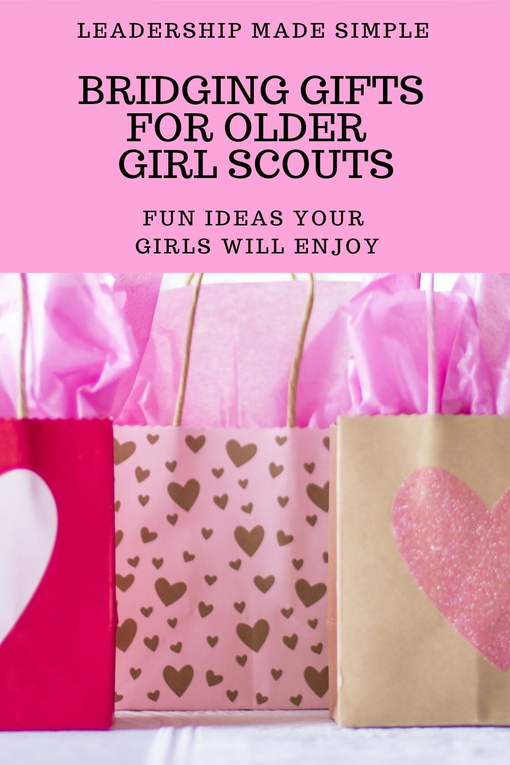 Bridging Gifts for Older Girl Scouts