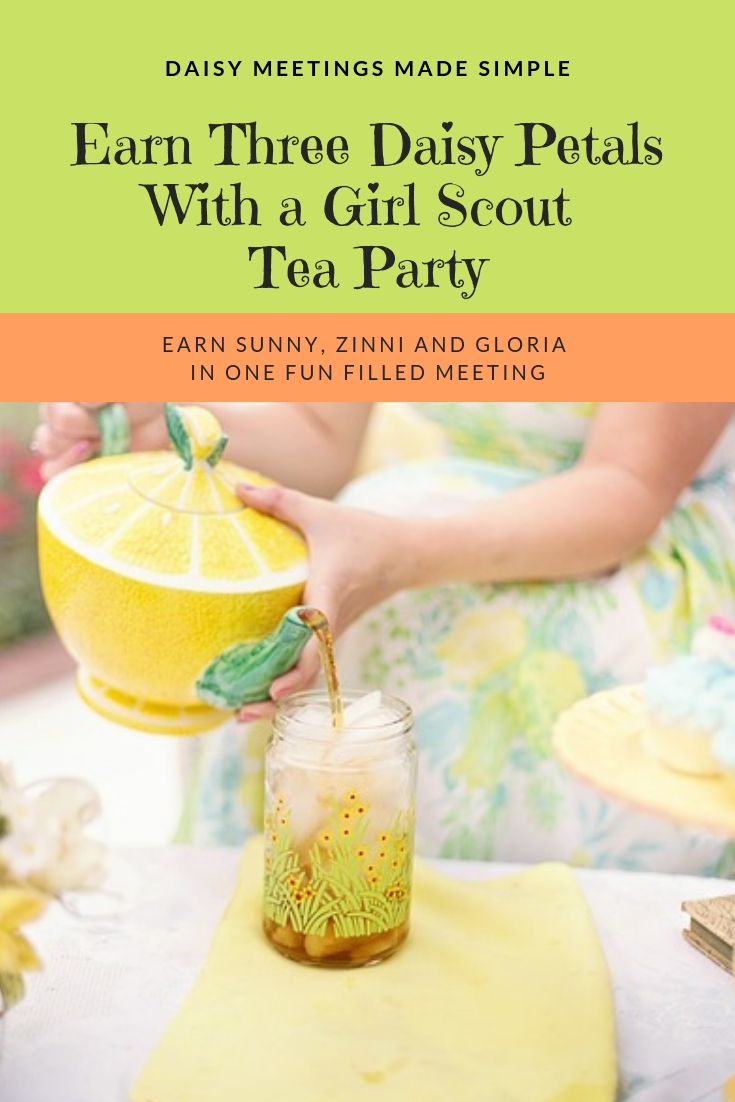 Earn Three Daisy Petals With One Girl Scout Tea Party