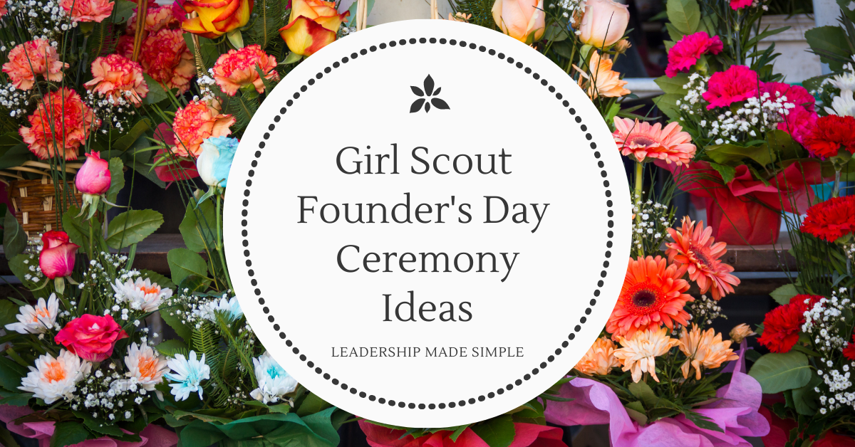 Girl Scout Founder’s Day Ceremonies