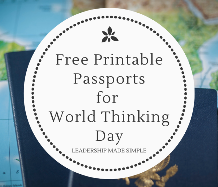 Free Printable Passports for Girl Scout World Thinking Day