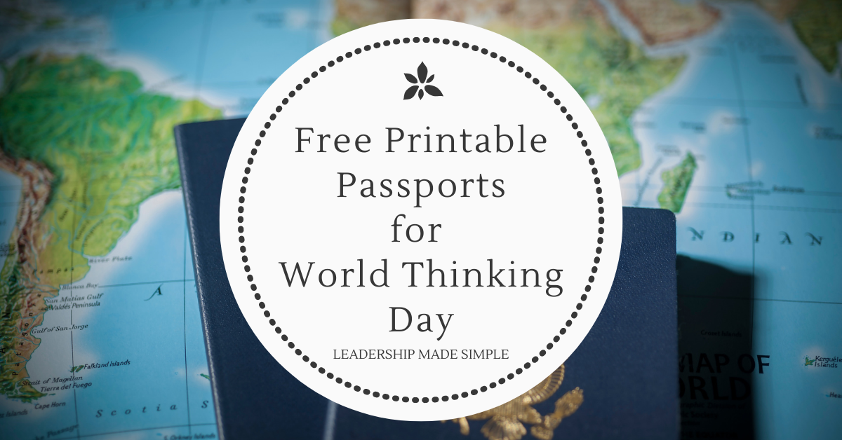 Free Printable Passports for Girl Scout World Thinking Day