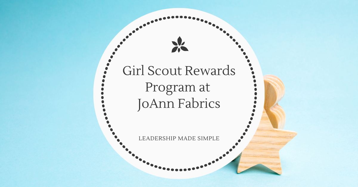 Friday Freebie New Girl Scout Rewards Program at JoAnn Fabrics