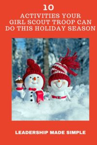 Girl Scout meeting ideas for December