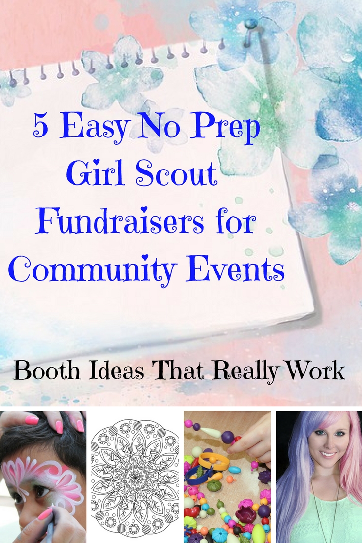 5 Easy No Prep Girl Scout Fundraisers for your troop to do to earn extra funds for trips and service