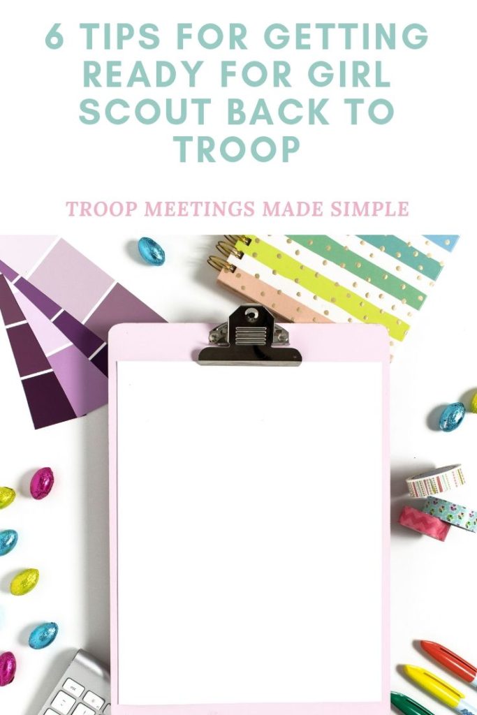 6 Tips for Getting Ready for Girl Scout Back to Troop