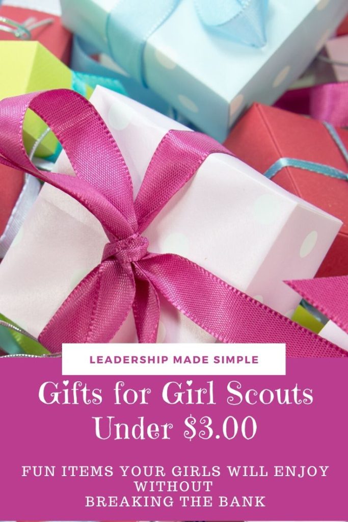 Gifts for Girl Scouts Under $3.00 that your girls will enjoy receiving