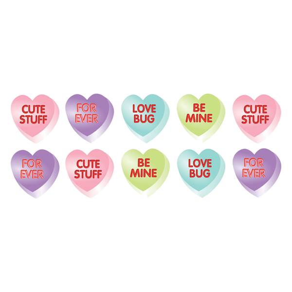 Conversation Hearts for crafts or a Valentine's Day party
