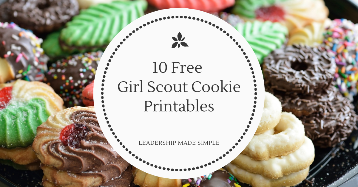 10 Free Girl Scout Cookie Printables, Door Hangers, and Thank You Notes