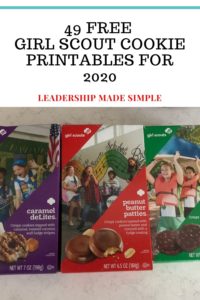 49 Free Girl Scout cookie printables for 2020