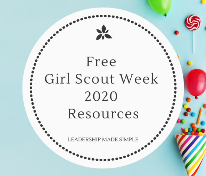 Even More Girl Scout Week 2020 Resources for Leaders