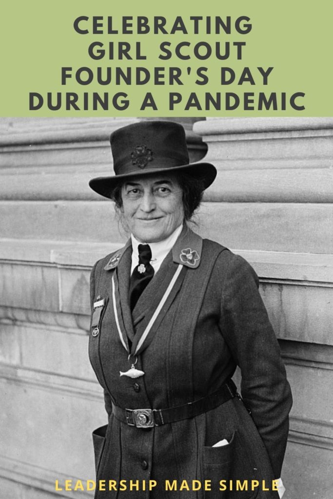 Celebrating Girl Scout Founder's Day During a Pandemic