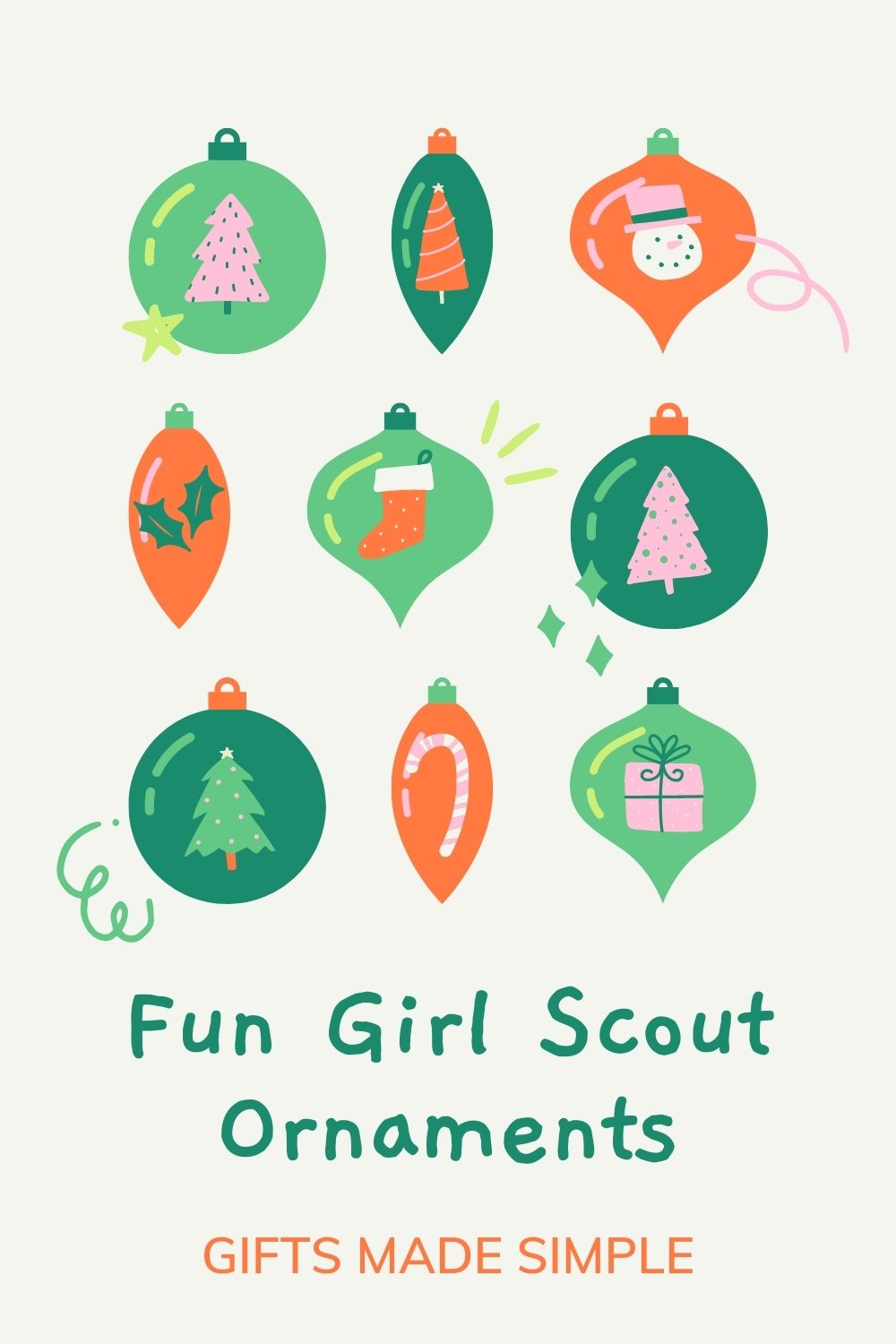 Fun Girl Scout Christmas Ornaments