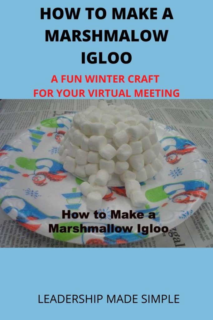 How to Make a Marshmallow Igloo