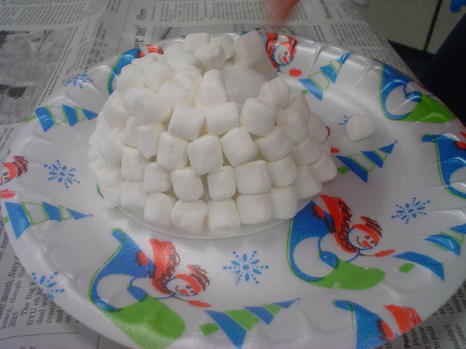 Step 3 How to Make a Marshmallow Igloo