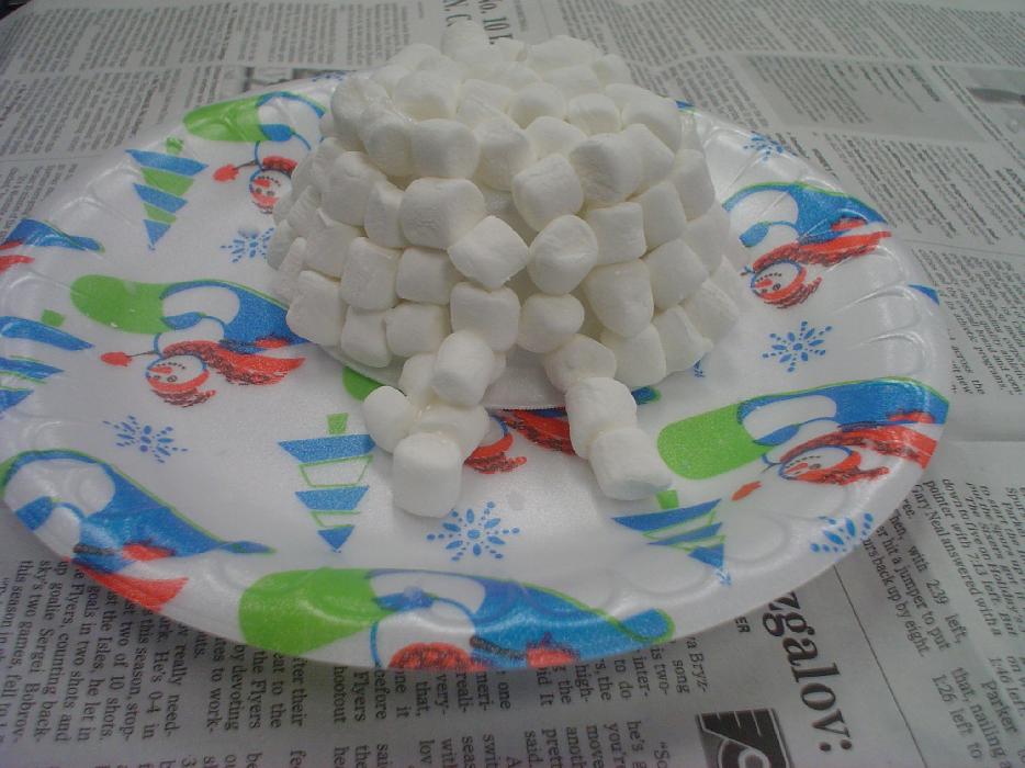 Step 4 How to Make a Marshmallow Igloo