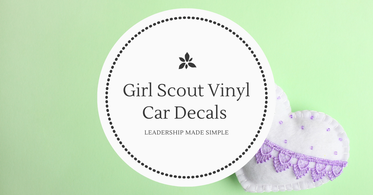 Girl Scout Vinyl Car Decals