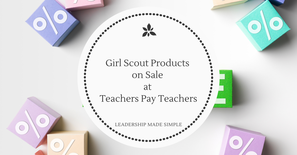 Girl Scout Products on Sale at Teachers Pay Teachers