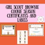 Girl Scout Cookie Certificates and Labels