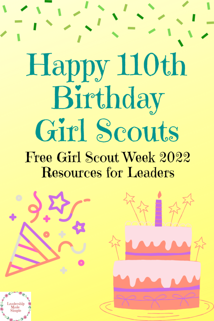 Girl Scout Week 2022 Resources