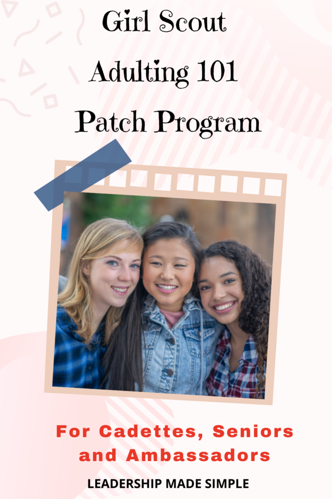 Girl Scout Adulting 101 patch program
