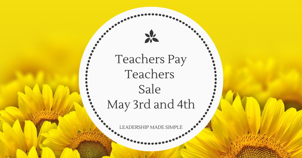 Teachers Pay Teachers Sale May 3rd and 4th