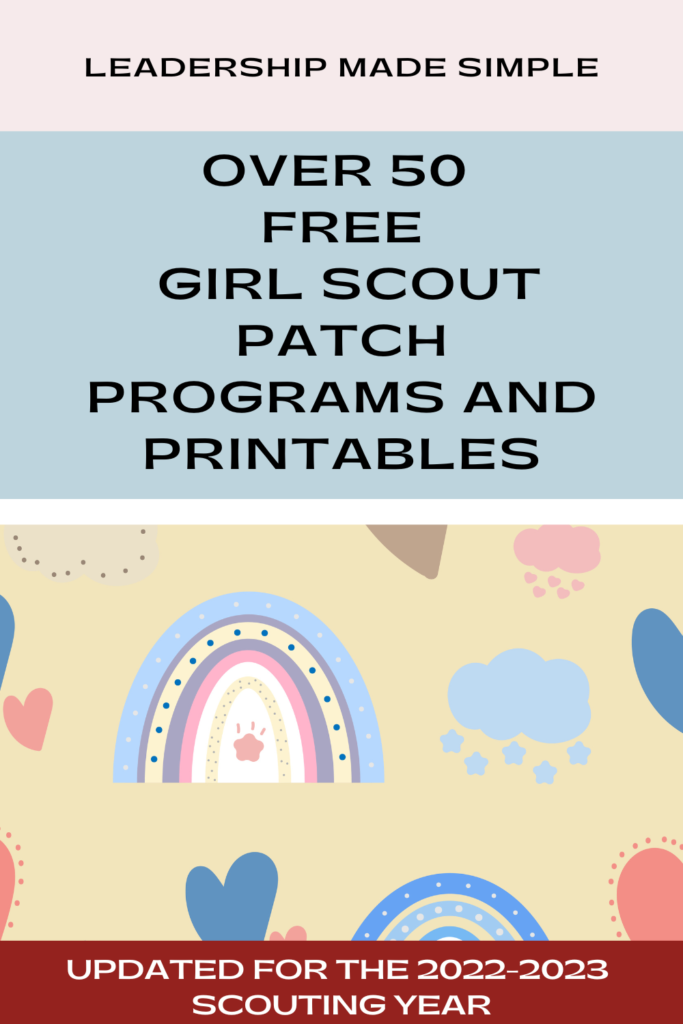Over 50 Free Girl Scout patch Programs and Printables