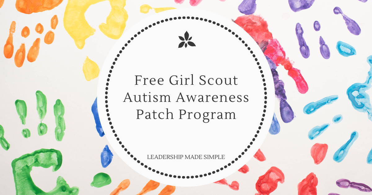 Free Girl Scout Autism Awareness Patch Program