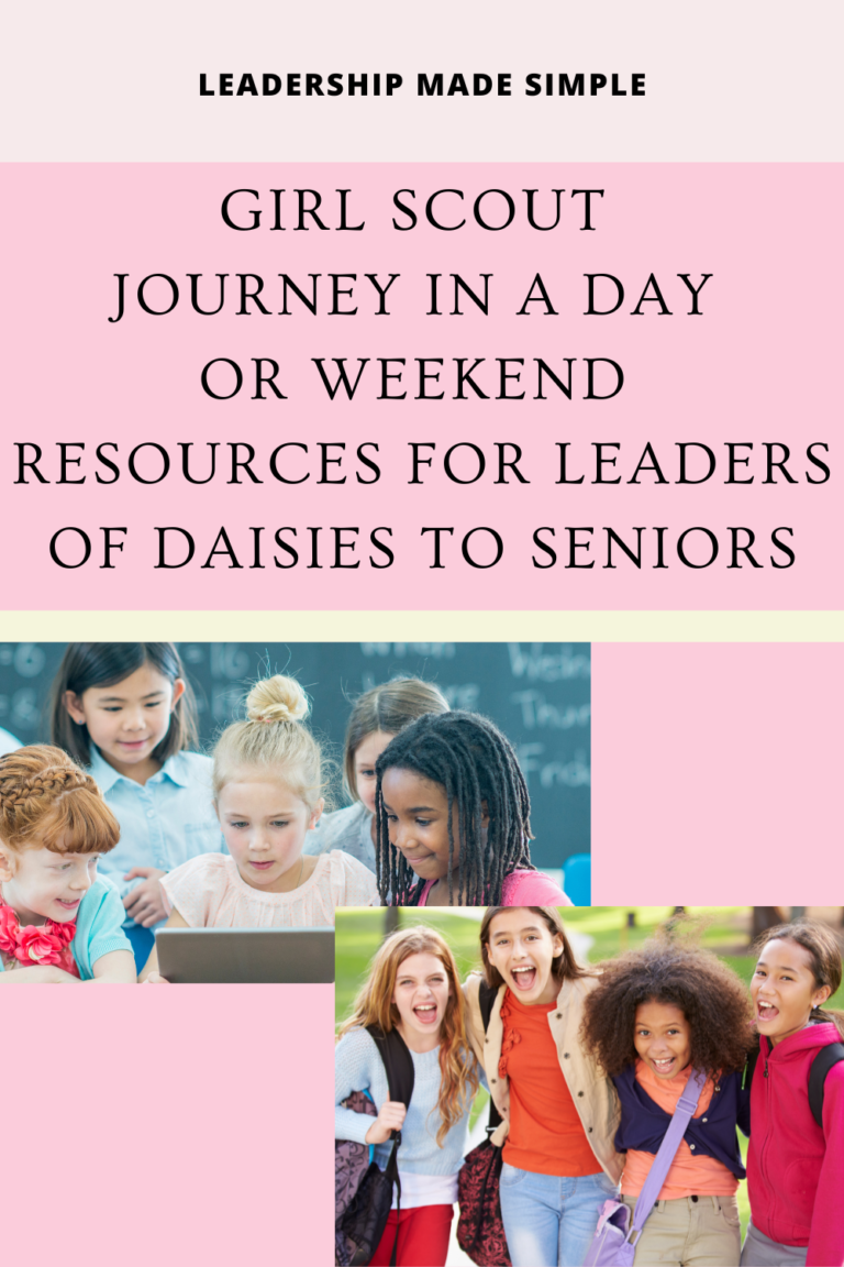 Girl Scout Journey in a Day or Weekend Resources for Leaders of Daisies ...