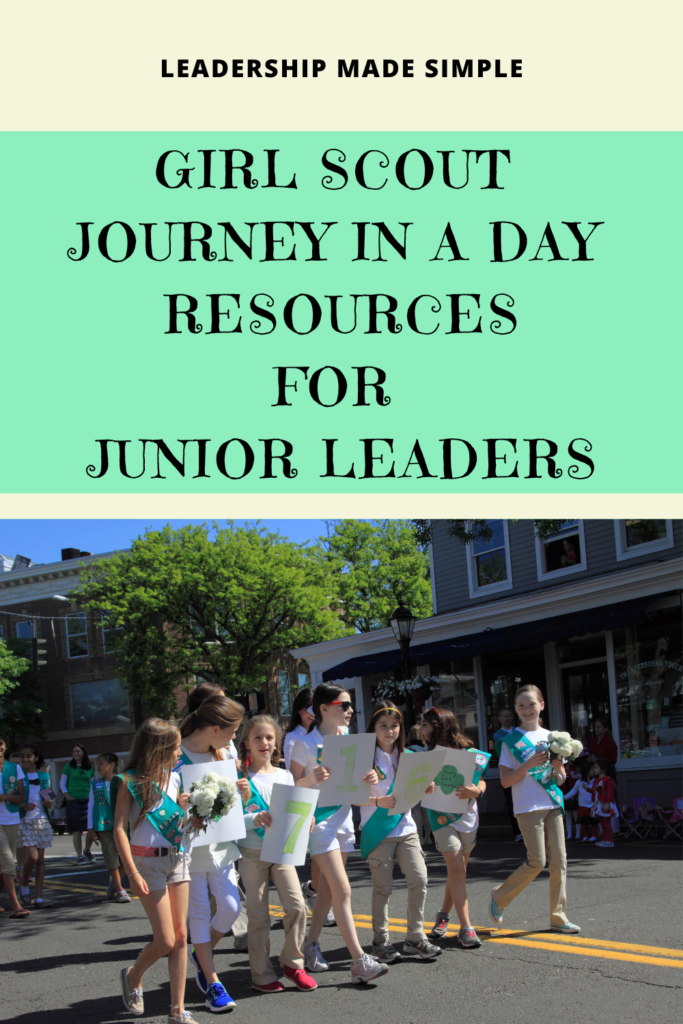 Girl Scout Journey in a Day Resources for Junior Leaders