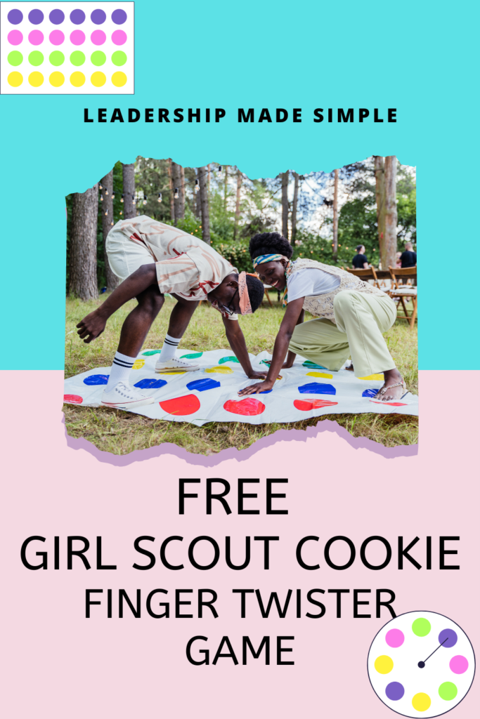 Free Girl Scout Cookie Finger Twister Game
