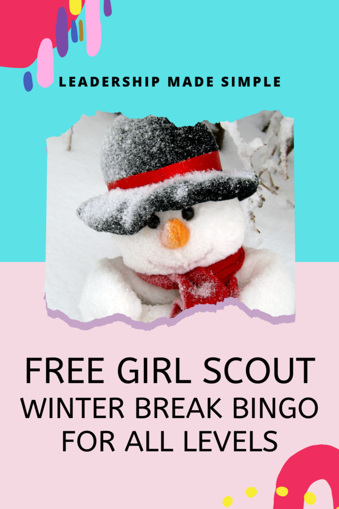 Free Girl Scout Winter Break Printable