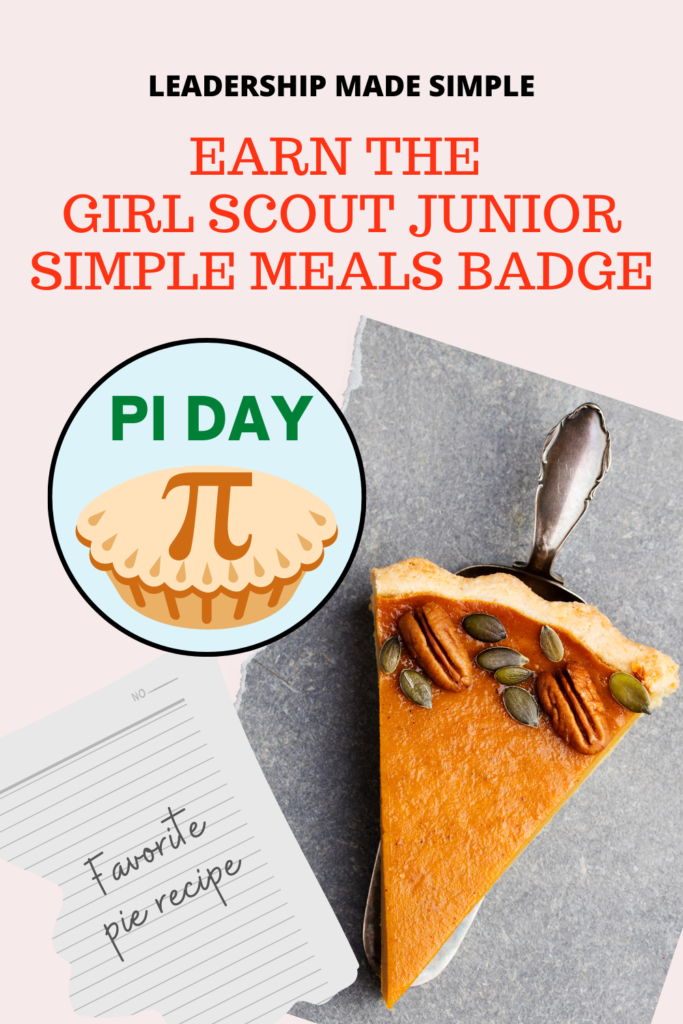 Girl Scout Junior Simple Meals Badge