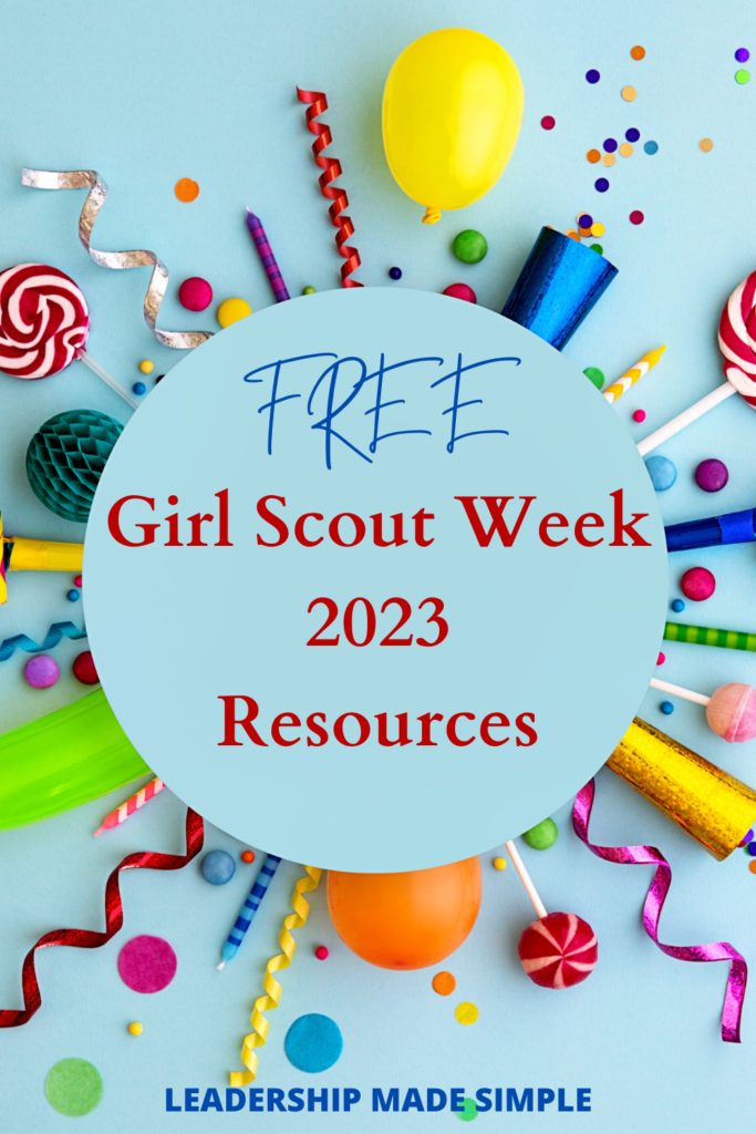 Free Girl Scout Week 2023 Resources