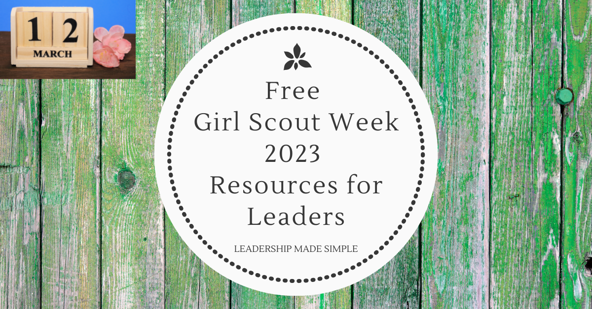 Free Girl Scout Week 2023 Resources for Leaders